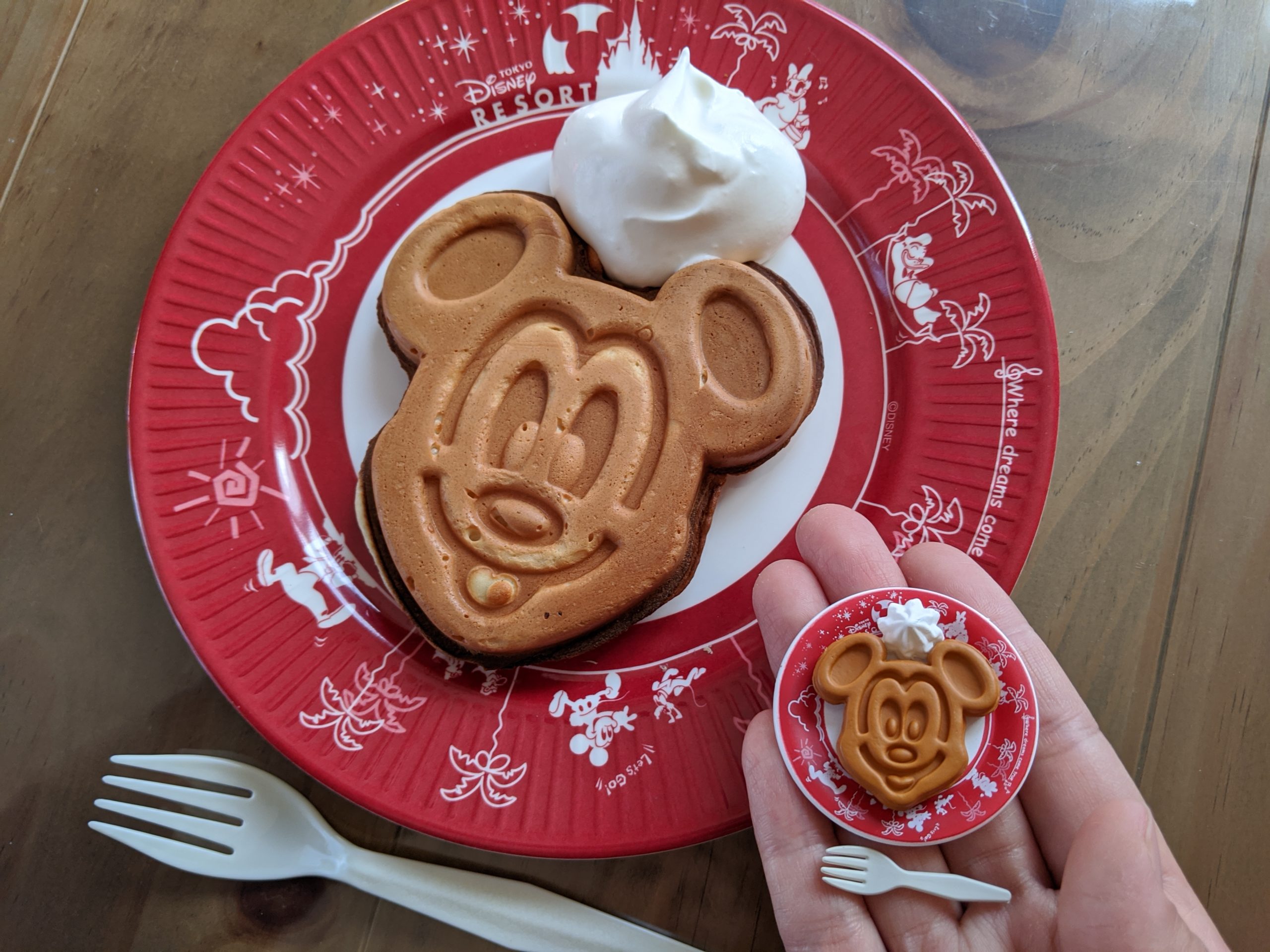 ディズニー ワッフルメーカー ミッキー お菓子-